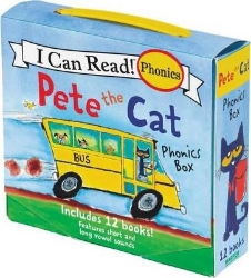 Picture of Pete The Cat Phonics Box: Includes 12 Mini-Books Featuring Short and Long Vowel Sounds