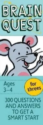 Picture of Brain Quest for Threes Q&A Cards: 300 Questions and Answers to Get a Smart Start. Teacher-Approved!