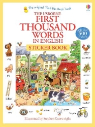 Picture of First Thousand Words in English Sticker Book