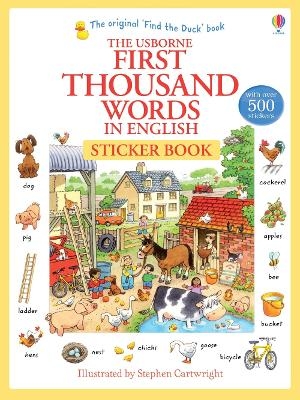 Picture of First Thousand Words in English Sticker Book