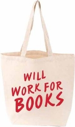 Picture of Will Work For Books Tote