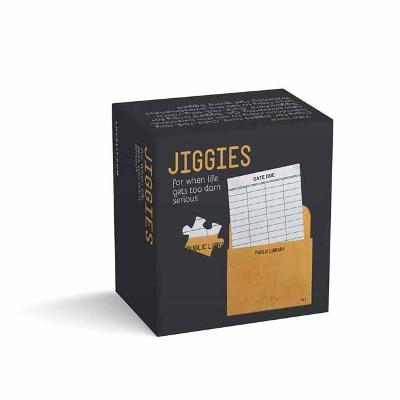 Picture of Library Card Jiggie: Die-Cut 85-Piece Jigsaw Puzzle