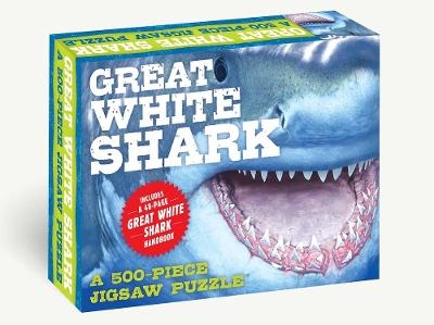 Picture of The Great White Shark 500-Piece Jigsaw Puzzle and   Book: A 500-Piece Family Jigsaw Puzzle Featuring The Shark Handbook