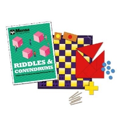 Picture of Mensa Riddles & Conundrums Pack: Games and Puzzles to Sharpen Your Skills