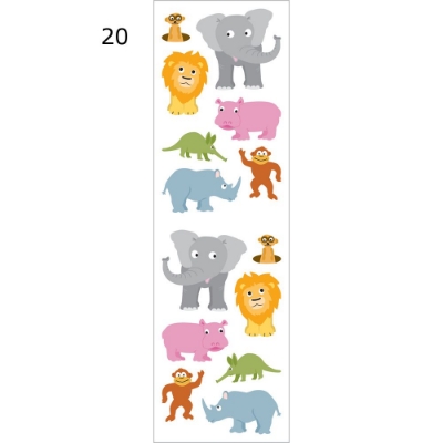 Picture of Mrs. Grossman's Stickers Chubby Jungle Animals