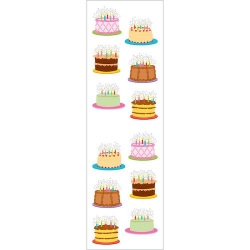 Picture of Mrs. Grossman's Stickers Birthday Cakes RF