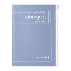 Picture of STORAGE.it Notebook A5 Blue