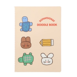 Picture of Cute Animals Ruled Notebook - A5