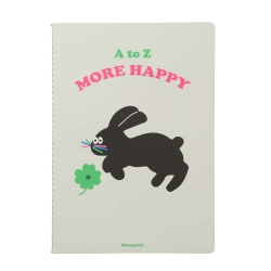 Picture of Bunny Ruled Notebook - A5