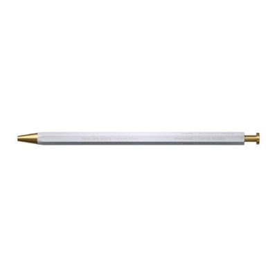 Picture of Mark's - Gel Brass Ballpoint Pen DAYS - WHITE