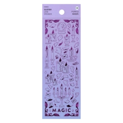 Picture of ICONIC Glitter Line Sticker Purple Magic