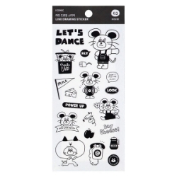 Picture of ICONIC - Line Drawing Sticker Mouse