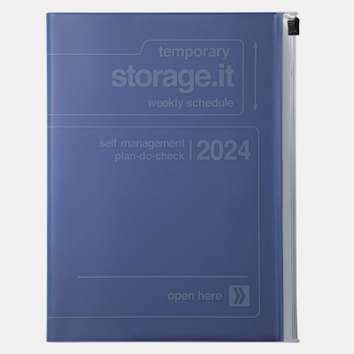 Picture of 2024 Weekly Planner Navy - A5