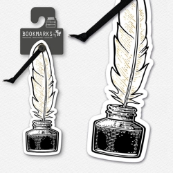 Picture of Academia Bookmarks - Quill & Ink