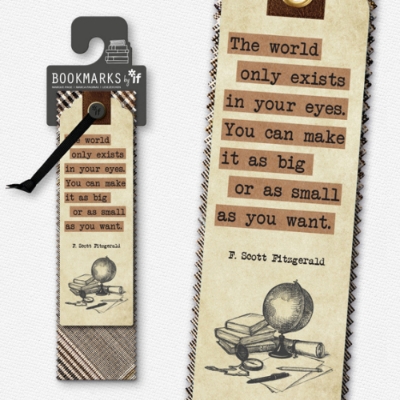 Picture of Academia Bookmarks - The World Only Exists