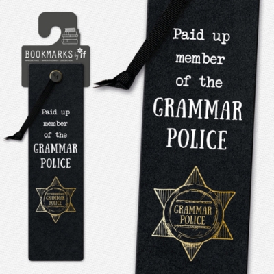 Picture of Literary Bookmarks - Grammar police