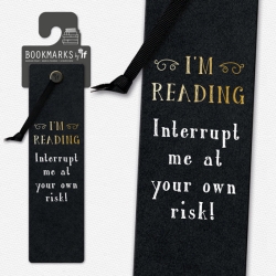 Picture of Literary Bookmarks - Interrupt me