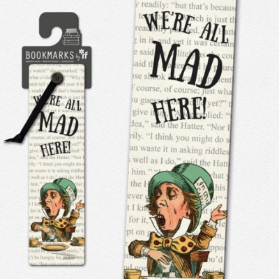 Picture of Literary Bookmarks - We're all mad here