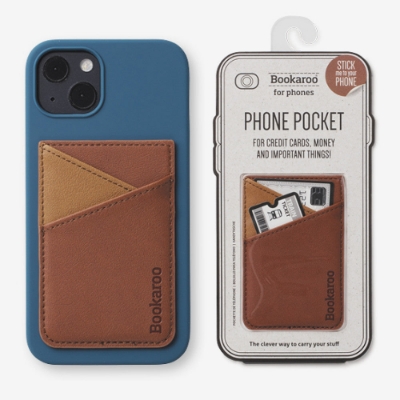 Picture of Bookaroo Phone Pocket - Brown