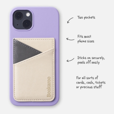 Picture of Bookaroo Phone Pocket - Cream