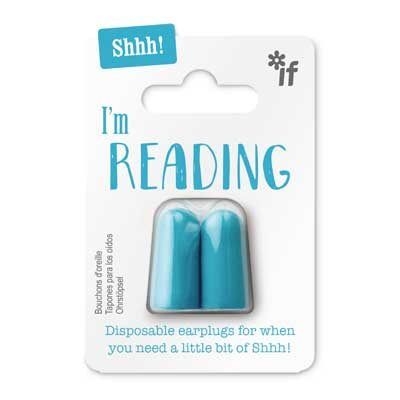 Picture of Shhh! Earplugs - I'm Reading (Blue)