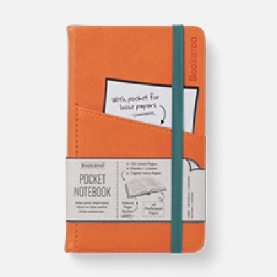 Picture of Bookaroo POCKET Notebook (A6) JOURNAL - ORANGE