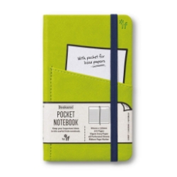 Picture of Bookaroo POCKET Notebook (A6) JOURNAL - CHARTREUSE GREEN