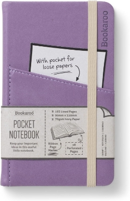 Picture of Bookaroo POCKET Notebook (A6) JOURNAL - AUBERGINE