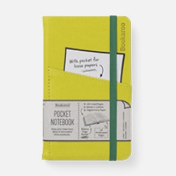 Picture of Bookaroo POCKET Notebook (A6) JOURNAL - CHARTREUSE YELLOW