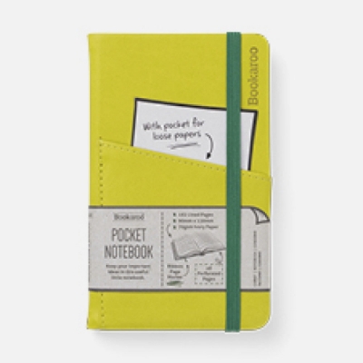 Picture of Bookaroo POCKET Notebook (A6) JOURNAL - CHARTREUSE YELLOW