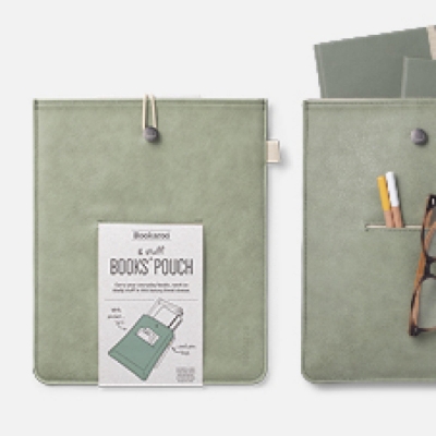 Picture of Bookaroo Books & Stuff Pouch - Fern