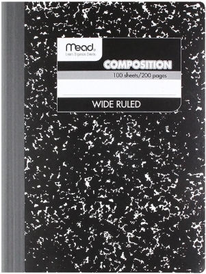 Picture of Mead Composition book Black