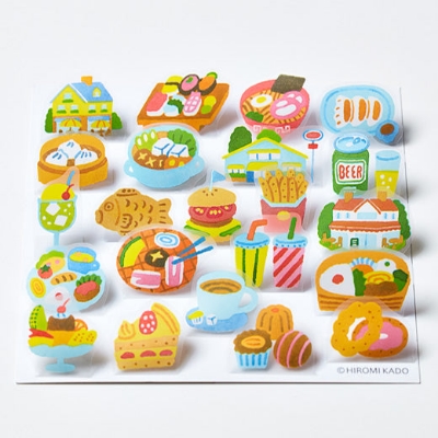 Picture of KING JIM POP-UP STICKERS Gourmet