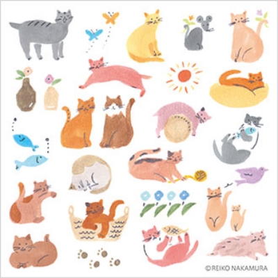 Picture of KING JIM POP-UP STICKERS Cat