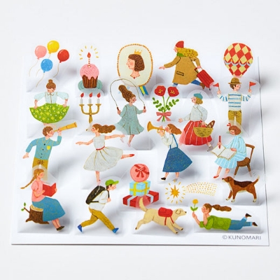 Picture of KING JIM POP-UP STICKERS Holiday