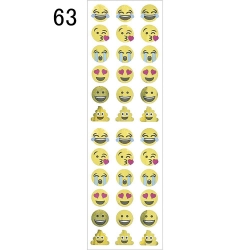 Picture of Mrs. Grossman's Stickers Gold Emoji