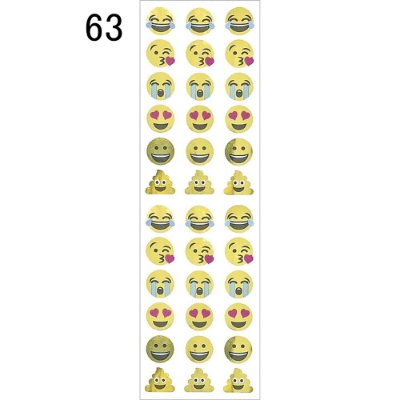 Picture of Mrs. Grossman's Stickers Gold Emoji