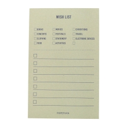 Picture of Memo Pad Wish List