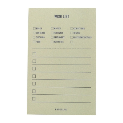 Picture of Memo Pad Wish List