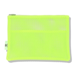 Picture of Flat Pouch A5 Yellow Mesh Collection