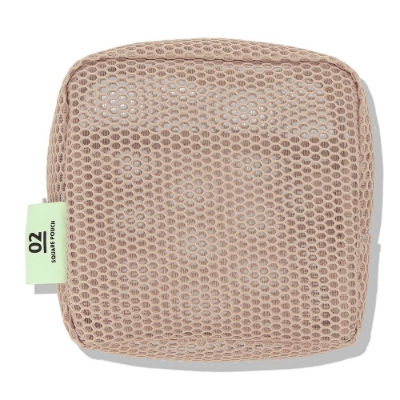 Picture of Square Pouch Beige Mesh Collection