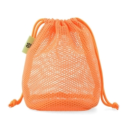 Picture of Drawstring Pouch Orange Mesh Collection