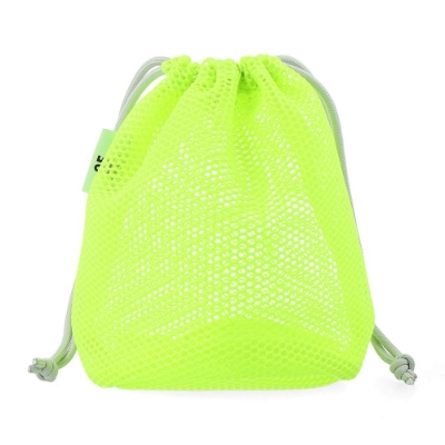 Picture of Drawstring Pouch Yellow Mesh Collection