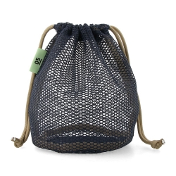 Picture of Drawstring Pouch Navy Mesh Collection