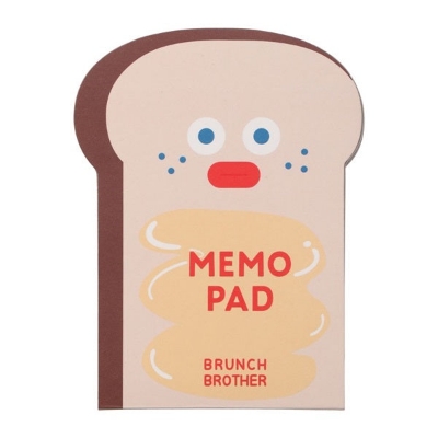 Picture of Die Cut Memo Pad Toast