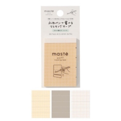 Picture of Maste Pre-cut Masking Tape Sheets Mix Color C