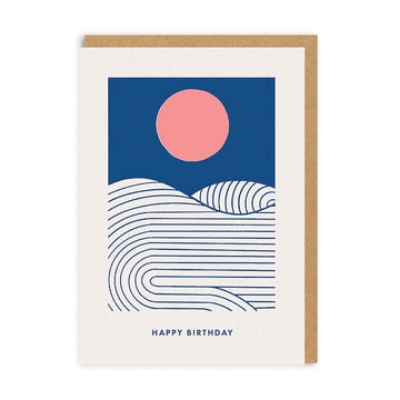 Picture of Happy Birthday Sun and Sea Greeting Card