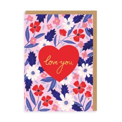 Picture of Love You - floral