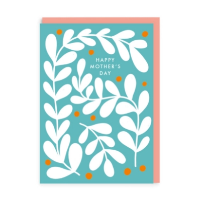 Picture of Happy Mothers Day Leaves Greeting Card