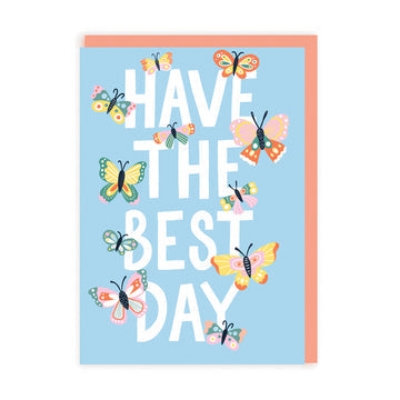 Picture of Have The Best Day Butterflies Greeting Card